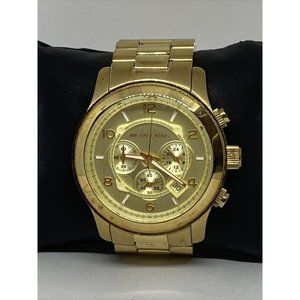 Michael Kors Runway MK8077 Men's Gold Stainless St